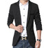 Slim Fit Men's Casual Blazer Business Suit Coat Gentleman Autumn Style